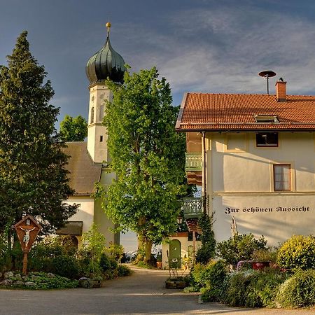 Hotel Zur Schonen Aussicht Feldkirchen-Westerham Esterno foto